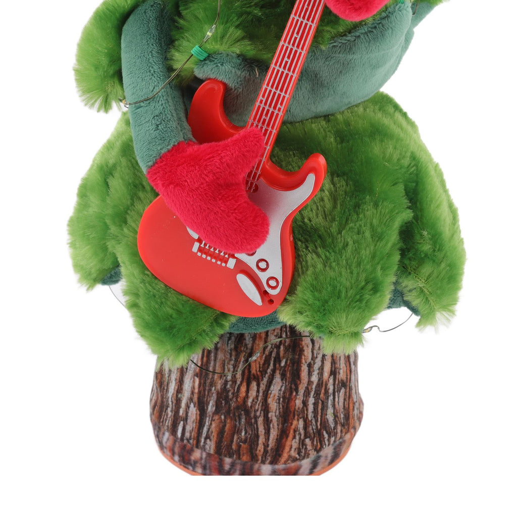Singing Dancing Christmas Tree 8 Songs Electric Singing Xmas Tree for Christmas Tree Toys Guitar Stump Christmas Tree