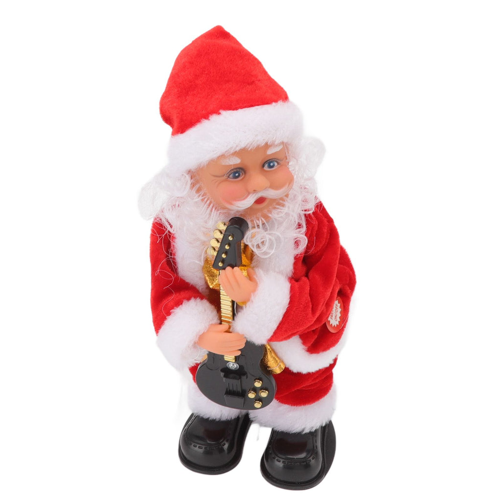 Electric Musical Dancing Christmas Old Man Interesting Hip Shaking Christmas Old Man Doll Decoration Gifts Guitar