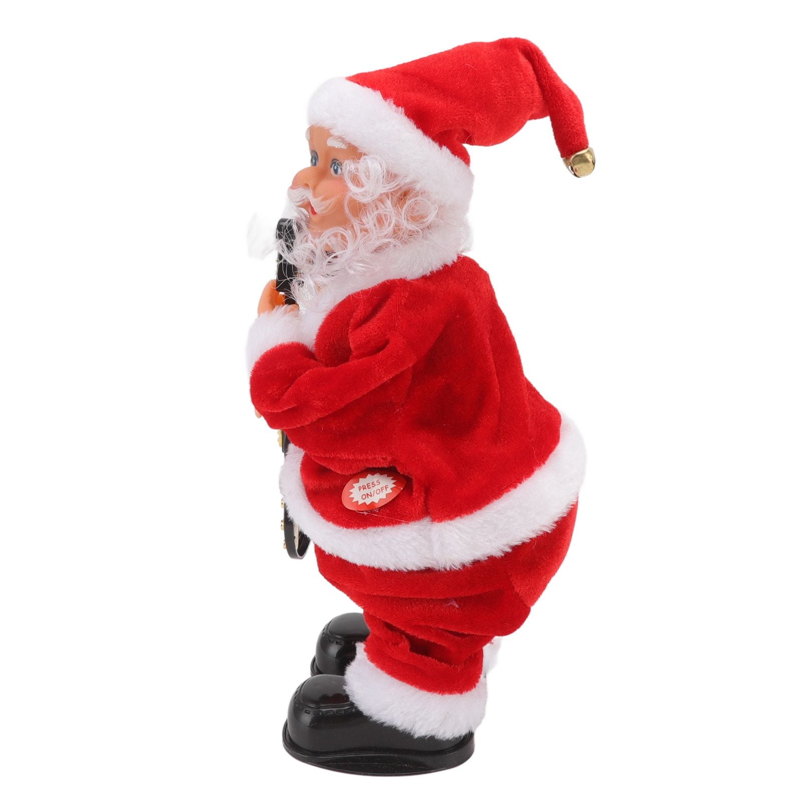 Electric Musical Dancing Christmas Old Man Interesting Hip Shaking Christmas Old Man Doll Decoration Gifts Guitar