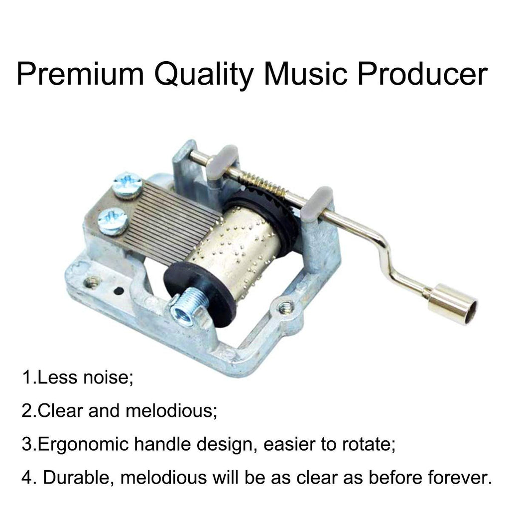 Wooden Music Box - Can’t Help Falling in Love Music Box,for The Lover Or Boyfriend,Valentine’s Day Gifts, Birthday Gifts, 1 Set