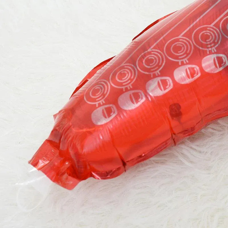 Guitar Foil Balloon Air Fill Rock and Roll Music Party Wedding Birthday Decoration - Red