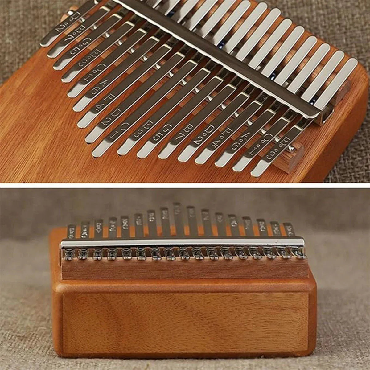 17-Tone Kalimba Thumb Piano Finger Piano with Kabarin Wooden Box Music Instrument