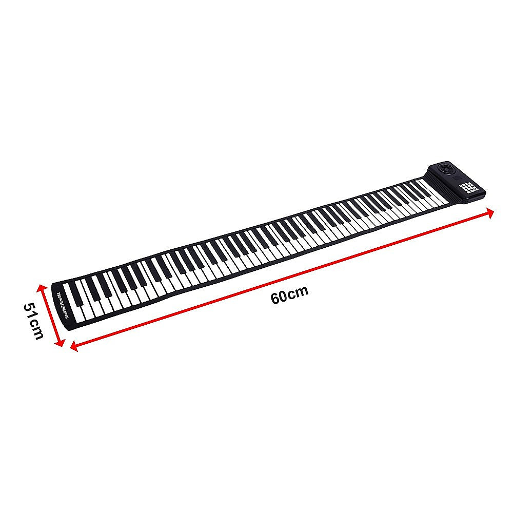 88 Key Portable Foldable Silicone Electronic Keyboard Piano Music